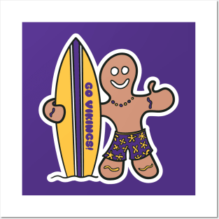 Surfs Up for the Minnesota Vikings! Posters and Art